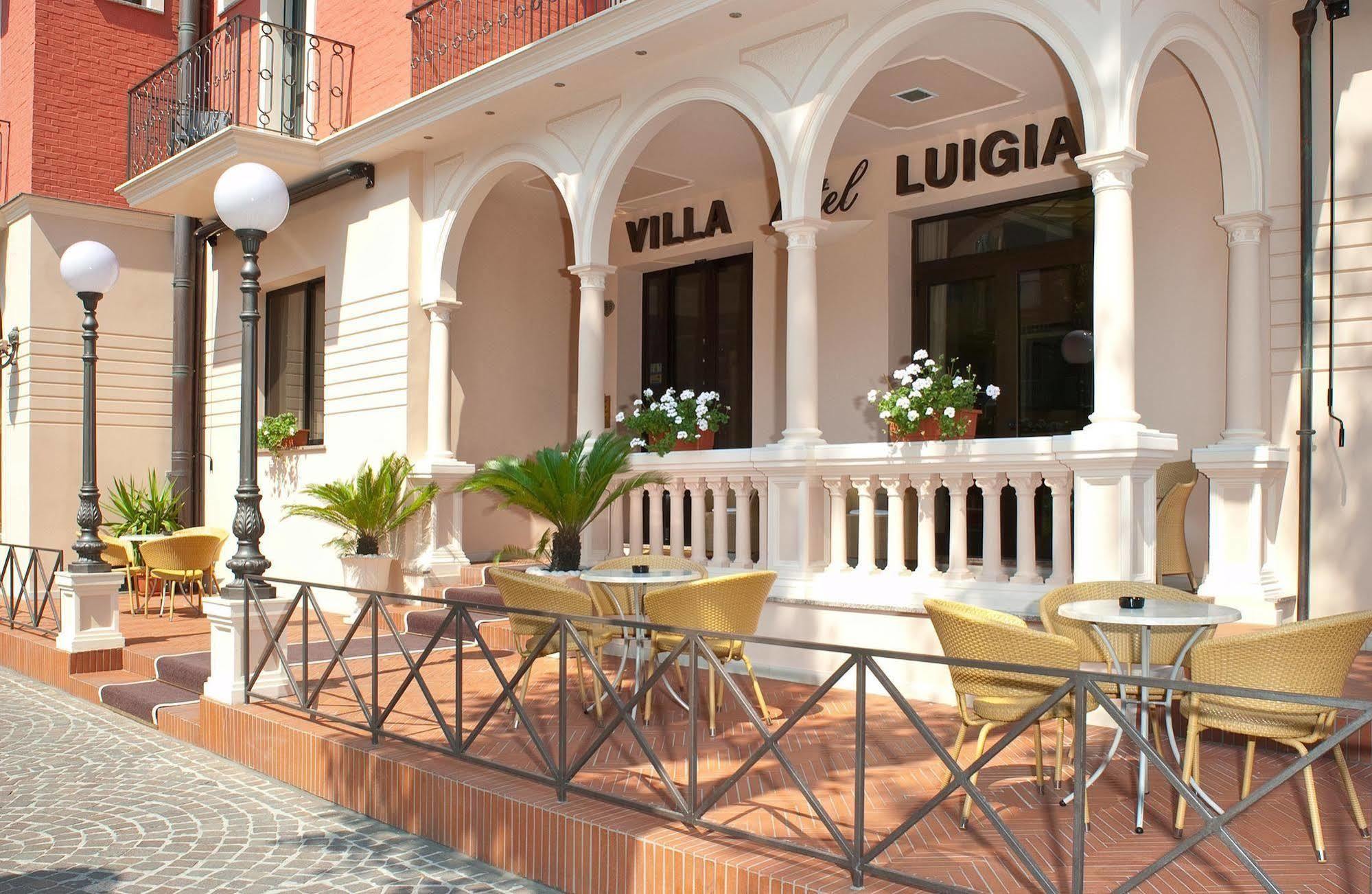 Hotel Villa Luigia Rimini Bagian luar foto